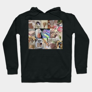 crochet aesthetic collage Hoodie